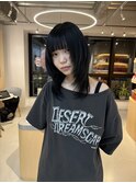 【藤原】韓国風顔周りハイレイヤーカット