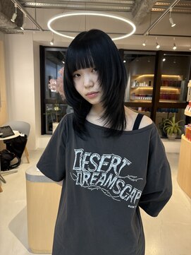 シダ(sida SAIIN) 【藤原】韓国風顔周りハイレイヤーカット