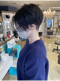 大人可愛いショートボブ白髪ぼかし20代30代40代/大分
