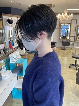 コワファースト 大分(COIFF1RST) 大人可愛いショートボブ白髪ぼかし20代30代40代/大分