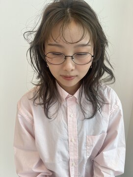 リラス 博多(rilas) レイヤースタイル　オリーブグレー　セット簡単　ミディアム