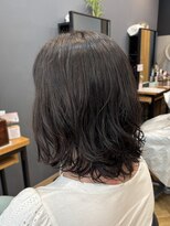 アルター(aL ter)&nbsp;【パーマスタイル】くびれヘア/アプリコットオレンジ／中島