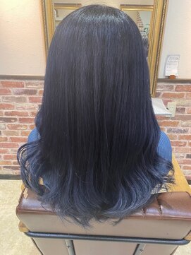 ティグルダイミョウ(TIGRE daimyo) ネイビーブルー×ハイライトグラデーション☆ハイトーンカラー