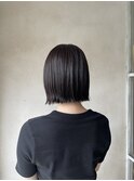 ボブ×縮毛矯正