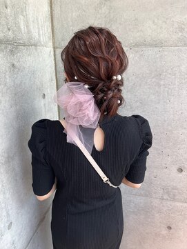 ロンドブルーム 天神大名店(Lond Bloom) ブリーチなしカラー/オリーブグレー/ココアベージュ/小顔