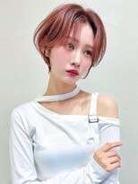 クレム 博多駅店(ChLem)&nbsp;ピンクブラウン ショートカット ハンサムショート 博多ショート