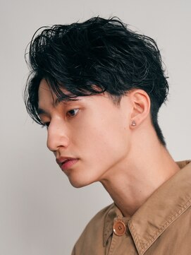 フィフス 栄(fifth) 名古屋栄毛流れセンターパートニュアンスパーマフェザーショート