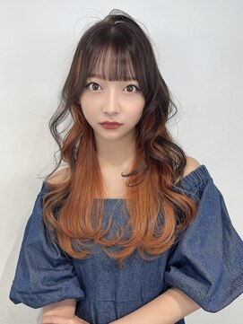 ラルムバイシー 新宿(LARME by Sea) インナーカラーダブルカラー/韓国/ミディアムレイヤー(韓国巻き)