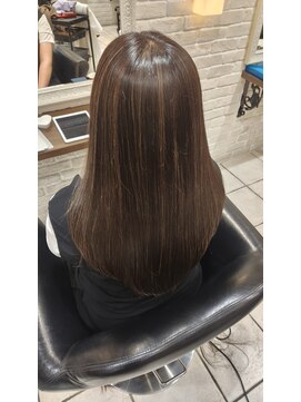 ハイライト×髪質改善カラー