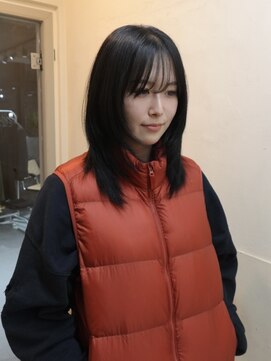 レイヤーカット/くびれヘア/暖色カラー［新潟］