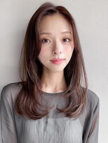リヤン 表参道(lyann)&nbsp;前髪20代30代40代◎こなれヘアワンカール似合わせカット艶感
