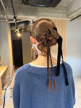 ジュベ(juve.) 大分ヘアセットお呼ばれダウンスタイル