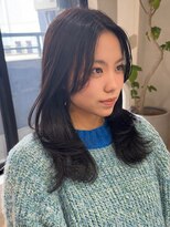 オリ 仙台(Oli)&nbsp;ワンホンレイヤー/ミルクティーブロンド/ダークブルー/仙台