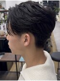 MEN’S HAIR/波巻ツイストスパイラル/フェザーパーマ/錦糸町