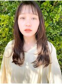 シースルーバングリラックスウェーブ　【FRAMES HUE高崎】