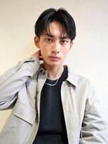 ニコトウキョウ 新宿(nico TOKYO) メンズセンターパートウルフセンターパートニュアンスパーマ襟足