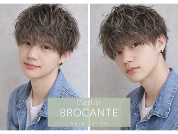 ラトリエ ブロカント 立川北口店(L'atelier BROCANTE)の写真/《カット+眉カット￥3900》実力派が担当◎ON/OFFキマる好印象な仕上りに★メンズも通いやすい隠れ家サロン♪