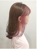 [さりげないオシャレ感がすごい！☆]イヤリングカラー＋3D質感カット￥16500