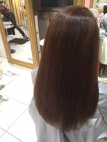 ヌーム 塚本店(NOOM) ツヤサラストレート×外国人風カラー×ワンカール