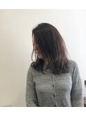 20代30代40代髪質改善カラーアッシュベージュ艶感ロブヘアー