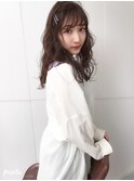 質感ウェーブ×パールアッシュ