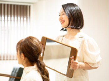 エスサロン(S_salon)の写真/ツヤ感&潤いヘアをグレイカラーで楽しむを【提案】ハイキャリアスタイリストがしっかりとカウンセリング！