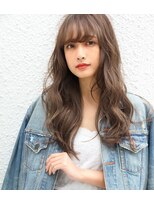 艶透明感グレージュ/デジタルパーマ/小顔/大人かわいい/高柳