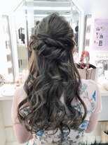 ベッラバンビーナ 美容室(Bella Bambina)&nbsp;ハーフアップ