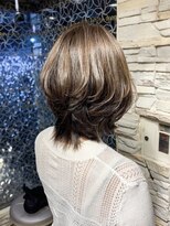 ミッシェル アフロート(michelle afloat)&nbsp;20代30代40代ミディアムウルフ目黒