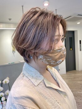 ルーブ トウキョウ(Loob. TOKYO)の写真/『可愛い！』マスクを外したくなるほど似合わせられる技術とは..？【池袋/ハイトーン/ケアブリーチ】