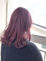 クラウドヘアー 東照宮店 ピンクカラー