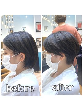 ロンド レグリーズ 立川(Lond leglise) 【山方 直也】小顔×グレージュカラー×マッシュショート×美髪