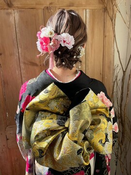 ティダスマイル(tida smile) 成人式/卒業式 ヘアメイク ヘアセット お客様スタイル