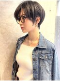 大人カッコいい米倉涼子風ショートボブ 担当カタダ