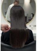 美髪矯正ストレート＋髪質改善水素トリートメント