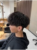 ツイストパーマ　ソフトツイスト　シャドウパーマ　波巻きパーマ