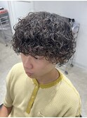 プードルパーマ波巻きパーマツイストマッシュメンズパーマ名古屋