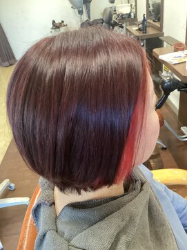 ヘアーメイク ルポ(HAIR MAKE REPOS) 大人ショート/イヤリングカラー