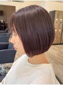 大人マッシュショート丸みショート黒髪ショートベリーショート