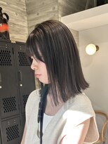 ヲタク(wotaku.)&nbsp;オリーブグレージュくすみカラーダブルカラーオリーブベージュ