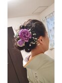 ヘアアレンジ/袴/卒業式