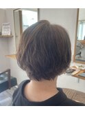 【ショート】【ショートボブ】エアリーパーマボブ