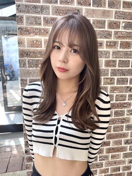 サラビューティーサイト 九大学研都市店(SARA Beauty Sight) 【林style】ミルクティベージュ/レイヤー