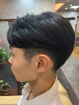 マインド サイトー ヘア アンド スパ mind saito hair&SPA フェザー×ツーブロック