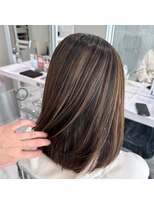 ニューヨークニューヨーク 垂水店(NYNY)&nbsp;ボブｘレイヤーｘハイライトｘグレージュ20代ｘ30代ｘ40代ｘ50代