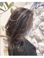 ヘアサロン エフ 渋谷(F)&nbsp;#ハイライト　#コントラストカラー　#バレイヤージュカラー