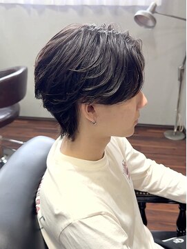 フェザーウルフ【メンズ/パーマ/眉毛/沖縄市/美里】