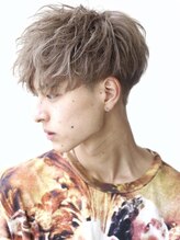 カヴァルバイクロト(KAVAL by KUROT) ミルクティーベージュ/ 2ブロック/刈り上げ