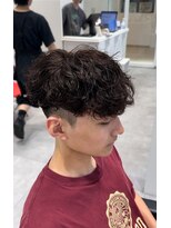 オーシャントーキョー 仙台(OCEAN TOKYO)&nbsp;波巻きツイストスパイラルツーブロック刈り上げメンズパーマ