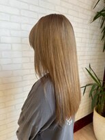 ビス ヘア アンド ビューティー 西新井店(Vis Hair＆Beauty)&nbsp;大人可愛いブリーチなし透明感ミルクティーベージュカラー